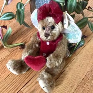 THE BEARINGTON COLLECTION Bear HEARTS A FLUTTER #1901 2002 10” Fairy Scarlet